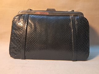 BOLSO TIPO PIEL DE SERPIENTE AÑOS 60