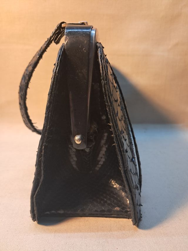 BOLSO TIPO PIEL DE SERPIENTE AÑOS 60