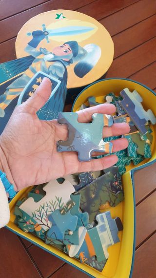 Puzzle Caballero Medieval 36 Piezas seminuevo