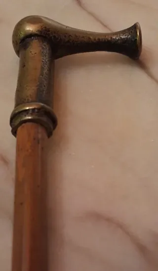 Frustino Swagger Stick ottone e legno pregiato