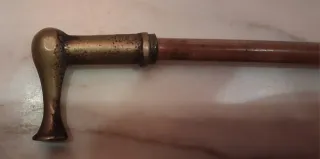 Frustino Swagger Stick ottone e legno pregiato