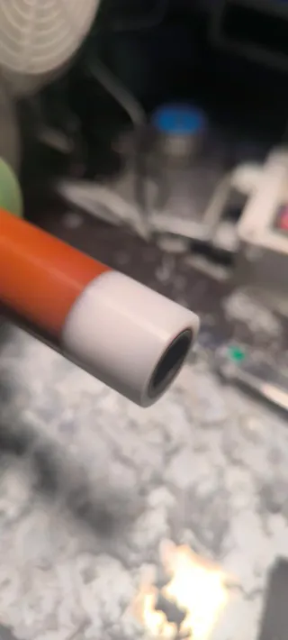 Taco de billar rehabilitado