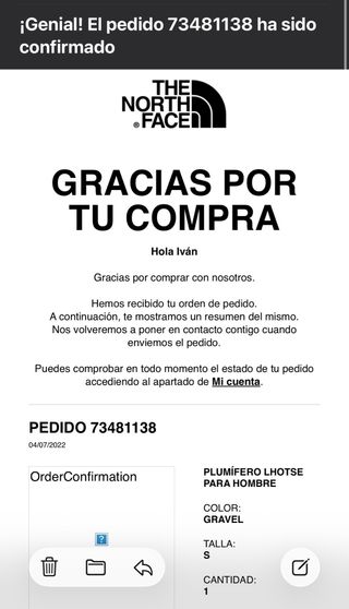 The North Face Lhotse Beige Talla S