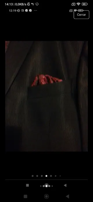 Traje de Novio Negro y Rojo