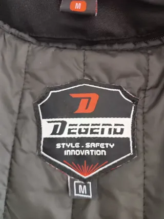 Chaqueta Moto Mujer Degend Negra Gris Roja Nueva