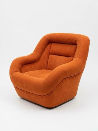 Sillón naranja Space Age 70s