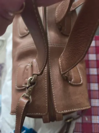 Bolso Adolfo Dominguez Cuero Vintage