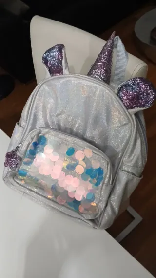 Mochila Unicornio Lentejuelas