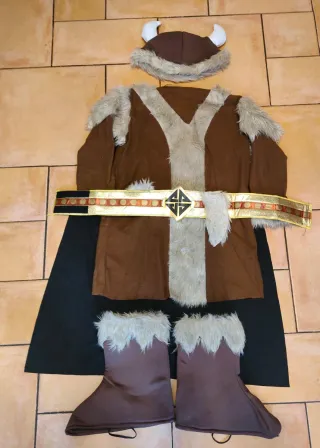 Disfraz Vikingo Niño Talla 5-6 Años