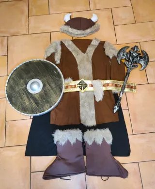 Disfraz Vikingo Niño Talla 5-6 Años