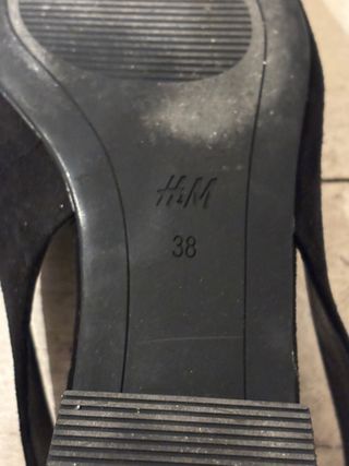 Zapatos destalonados ante negro