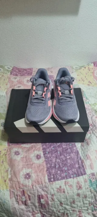 Adidas Running Mujer Gris Coral Talla 42/3