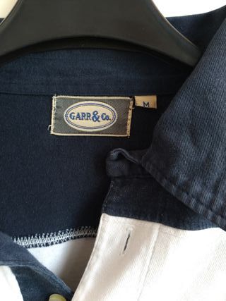 Camicia Polo Garr & Co Vintage a Righe Cotone L