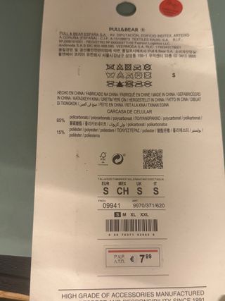 Funda PULL&BEAR iPhone 5 SE varios colores