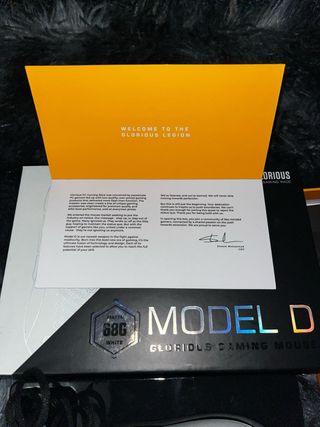 Glorious Model D Ratón Gaming Blanco