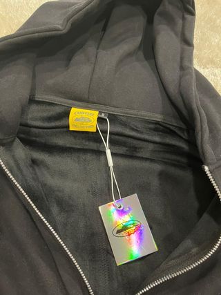 Conjunto Chandal Corteiz Negro y Rojo Nuevo