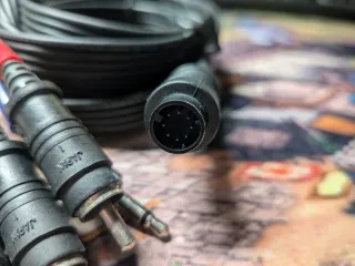 Cavo audio Mogami Black 9, 3 metri, audio, RCA.