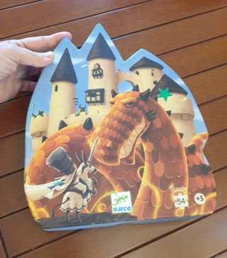 Puzzle Djeco Castillo y Dragón 54 piezas