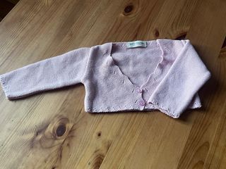 Chaqueta punto rosa T-6M