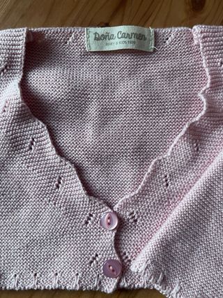 Chaqueta punto rosa T-6M