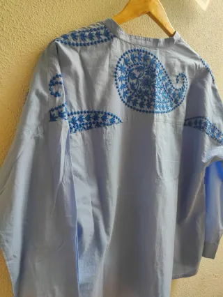 Blusa bordada nueva estilo indie folk talla S