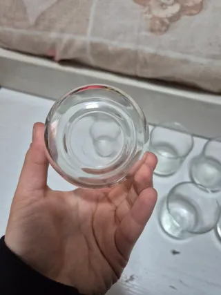 Set 6 bicchieri in vetro