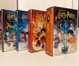 Lote de 4 libros Harry Potter