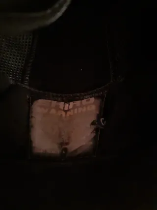 Casco de moto rojo.Marca:SHIRO.