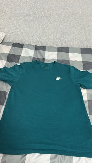 Camiseta Nike Verde azulado Talla S Manga Corta