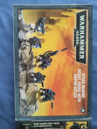 Warhammer 40k Exploradores rifle Francotirador