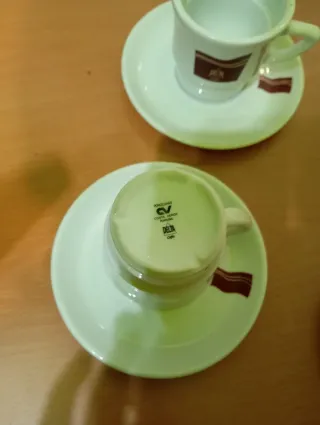 Conjunto 6 Chá Delta Cafés Porcelana