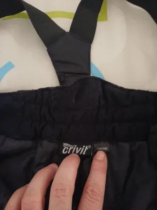 Pantalón de esquí negro T8/10 años