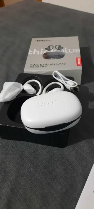 Auriculares Inalámbricos Lenovo TWS LP75 Blancos