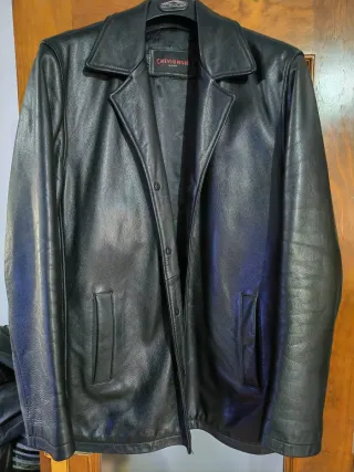 Chaqueta de Piel Chevignon Negra