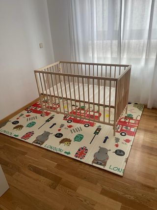 Cuna IKEA SNIGLAR + Colchón PELLEPLUTT