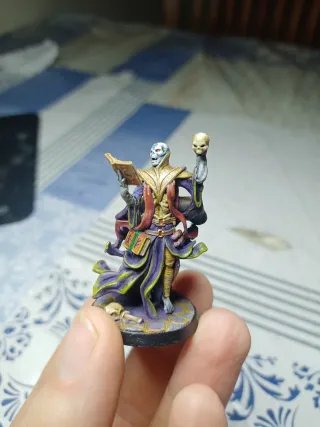 Figura Lich Mago No Muerto Pintada