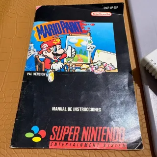 Mario Paint SNES PAL ESP + Ratón adicional