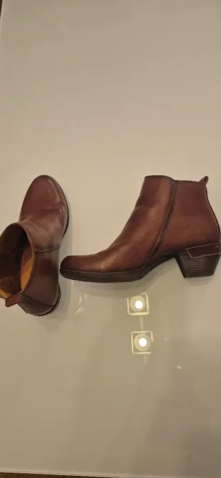 Botines piel marron mujer PIKOLINOS