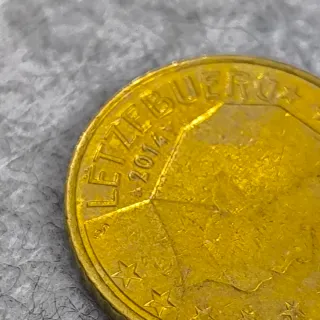 50 céntimos euro de Luxemburgo 2014