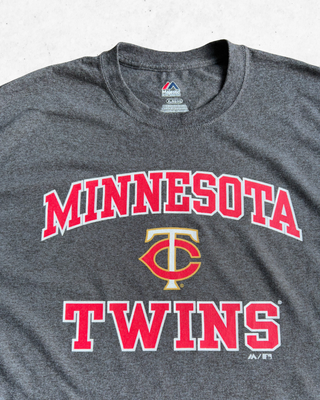 Camiseta MLB Minnesota Twins Gris XL