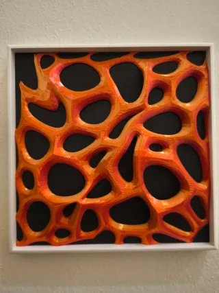 Quadro Astratto Organico (Voronoi Style)