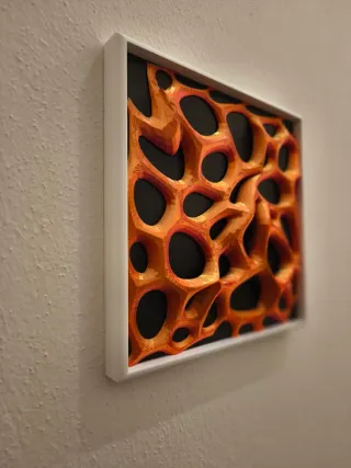 Quadro Astratto Organico (Voronoi Style)