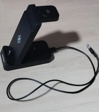 Estación Carga 3 en 1: Reloj, Móvil, Auriculares