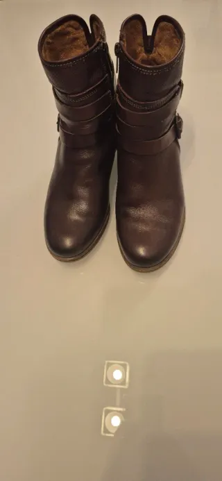 Botines Pikolinos Piel Marrón Mujer