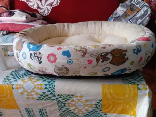 Cama acolchada para perros y gatos