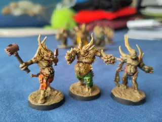 Miniaturas Warhammer 40k Death Guard pintadas!