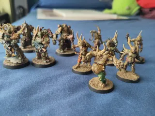 Miniaturas Warhammer 40k Death Guard pintadas!