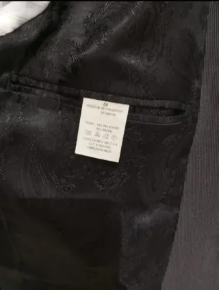 Traje de novio negro