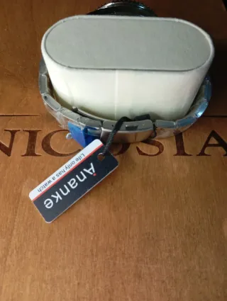 Orologio Ananke Nero e Argento