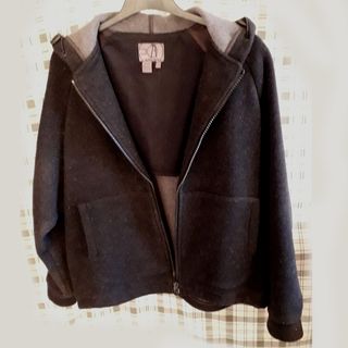 Sudadera Chaqueta de Lana con Capucha Talla L-XL